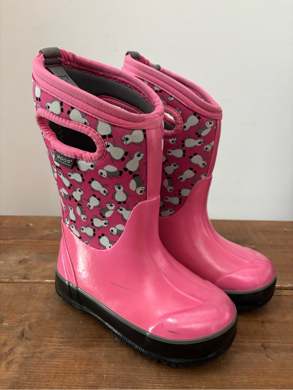 Bogs Kids' Neo Classic Winter Snow boots Pink Girls Size 10